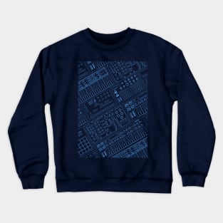 Synthesizers for Electronic Music Producer Crewneck Sweatshirt